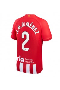 Fotbalové Dres Atletico Madrid Jose Gimenez #2 Domácí Oblečení 2023-24 Krátký Rukáv